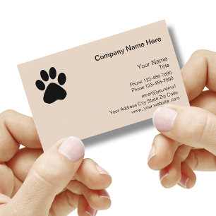 Animal Hospital Veterinarian Business Card