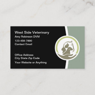 Animal Hospital Veterinary Business Cards