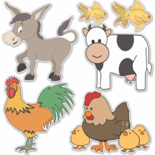 Animal Illustrations stickers