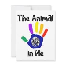 ANIMAL IN ME PARTY INVITE