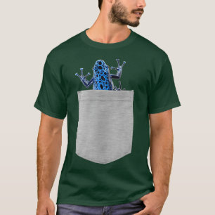 Animal in Your Pocket blue poison dart frog T-Shirt