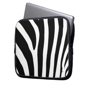 Animal Instincts Striped Laptop Sleeve