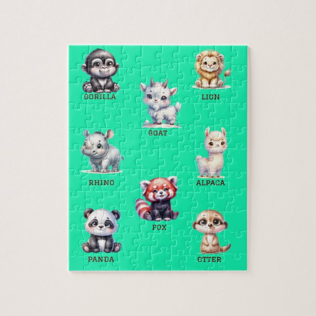Animal Jigsaw Puzzle (Vertical)