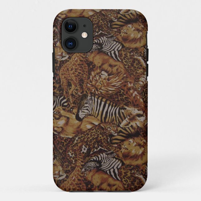 ANIMAL JUNGLE SAFARI Case-Mate iPhone CASE (Back)