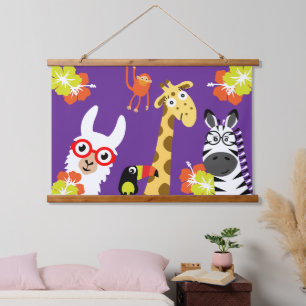 Animal Jungle Safari Home Decor Hanging Tapestry