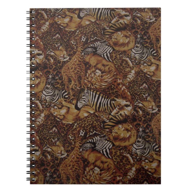 ANIMAL JUNGLE SAFARI NOTEBOOK (Front)