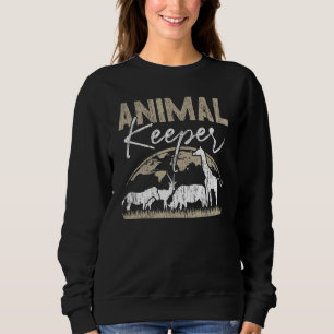Animal Keeper Giraffe Niel Horse Sweatshirt