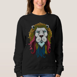 Animal King Savanna Africa Safari Lion  Lion Sweatshirt