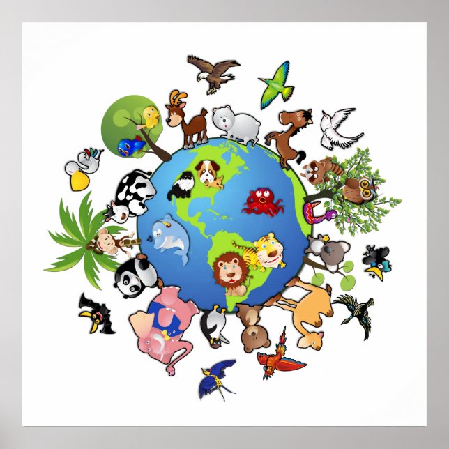 Animal Kingdom: Animals Around the World Poster (Front)