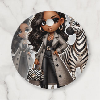 Animal Kingdom Couture Zebra Favour Tags