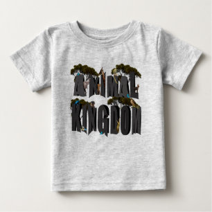 Animal Kingdom Picture Logo With Wildlife, Baby T-Shirt