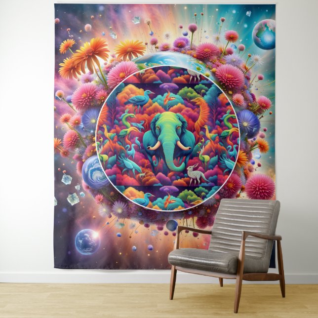 Animal Kingdom Tapestry (In Situ)