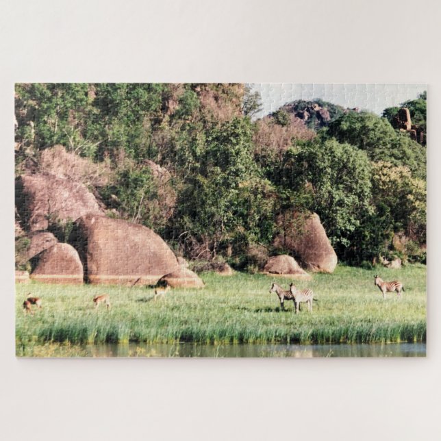 animal landscape jigsaw puzzle (Horizontal)