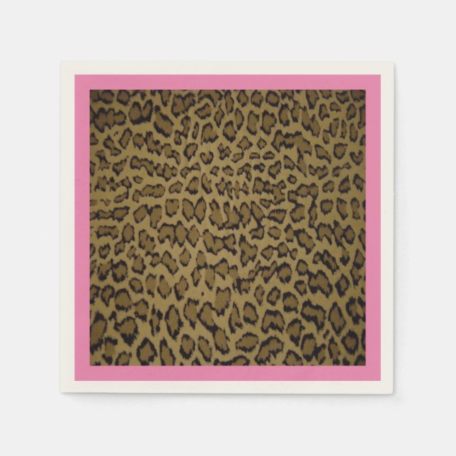 ANIMAL LEOPARD PRINT NAPKIN (Front)