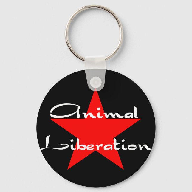 animal liberation key ring (Front)