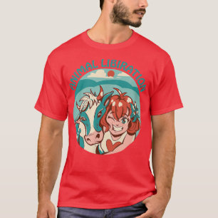 Animal libiration livestock Vegetarians animals no T-Shirt