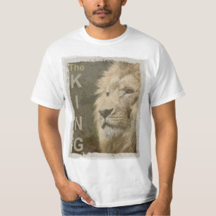Animal Lion Face Top Template Mens Value Modern