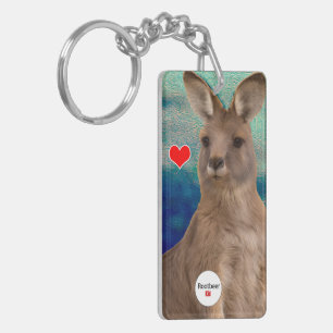 Animal Love - Kangaroo Love Key Ring