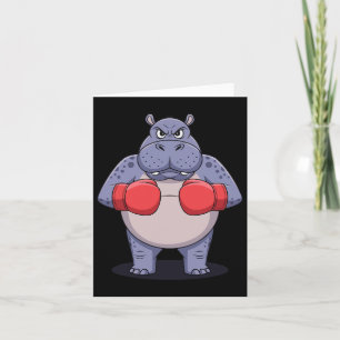 Animal Lover Boxing Match Sport Fighting Boxer Card