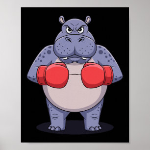 Animal Lover Boxing Match Sport Fighting Boxer Poster