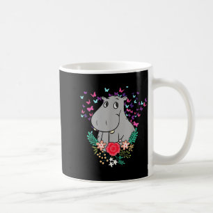 Animal Lover Butterfly Valentines Day Gift Flowers Coffee Mug