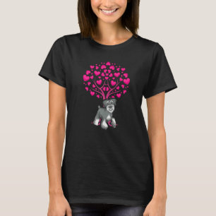 Animal Lover Dog Lover Heart Pet Owner Heart Tree T-Shirt