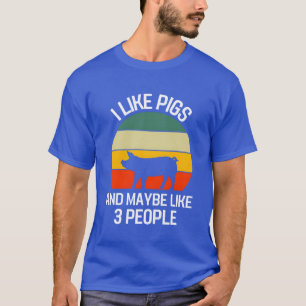 Animal Lover Farm Animal Funny Farmer Gift Pig fri T-Shirt