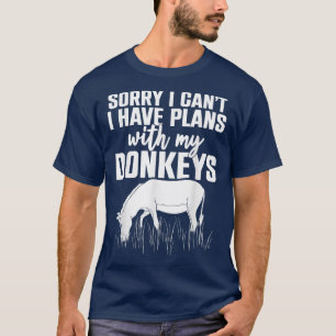 Animal Lover Farmer Farm Animal Farming Funny Donk T-Shirt