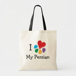 Animal Lover_I Heart My Persian v.2 Tote Bag