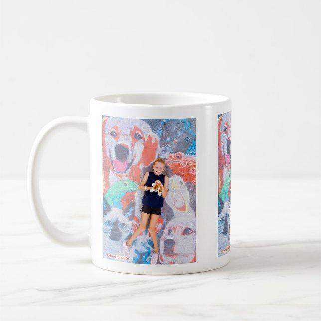 Animal Lover - Kids Art for CHOC Coffee Mug (Left)