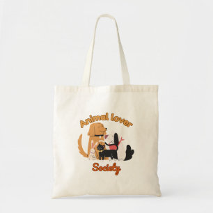 Animal Lover Society for Pet lover Tote Bag
