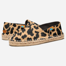 Animal Lovers Faux Leopard Black Print on ORANGE