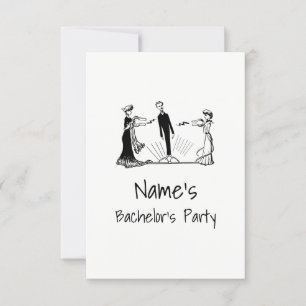 Animal Magnetism - Bachelor Invitations / RSVP