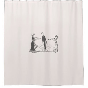 Animal Magnetism - (Change Colour) Shower Curtain