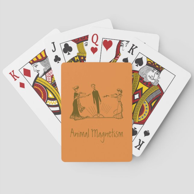 Animal Magnetism - (More Options) Playing Cards (Back)