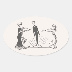 Animal Magnetism - Oval Sticker