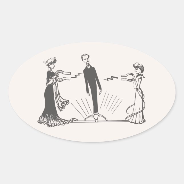 Animal Magnetism - Oval Sticker (Front)
