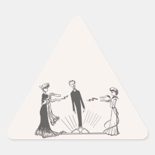 Animal Magnetism - Triangle Sticker