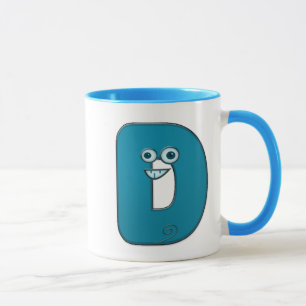 animal monogram - D Mug
