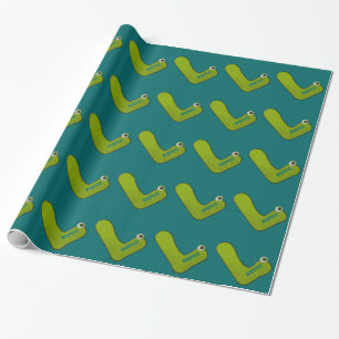 animal monogram - L Wrapping Paper