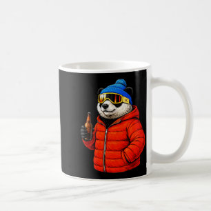 Animal motifs panda party après ski shirt skiingAn Coffee Mug