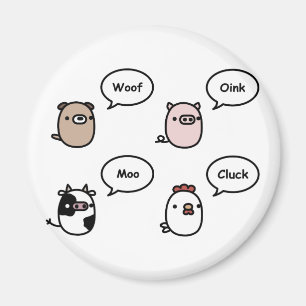 Animal Noises Magnet