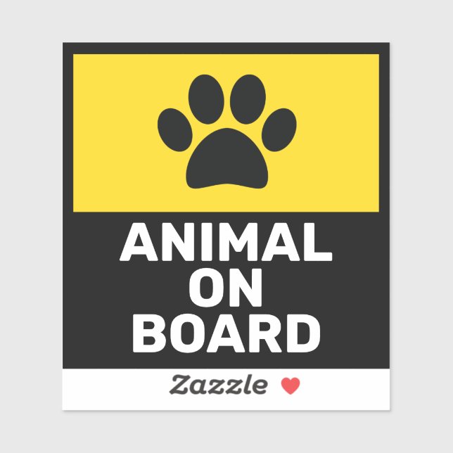 Animal On Board (Sheet)