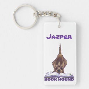 Animal Parade Book Hound Key Ring