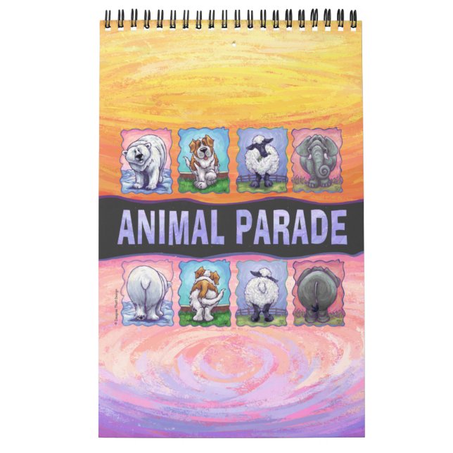 Animal Parade Calender Calendar (Cover)