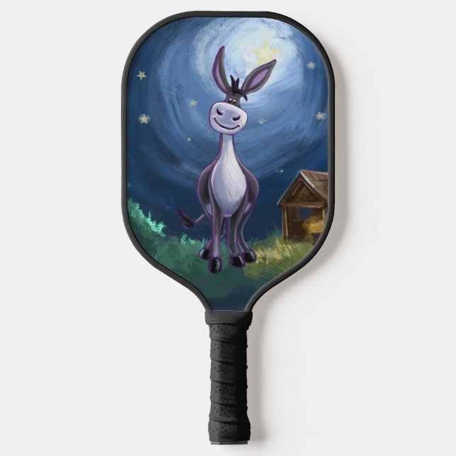 Animal Parade Donkey Pickleball Paddle (Front)