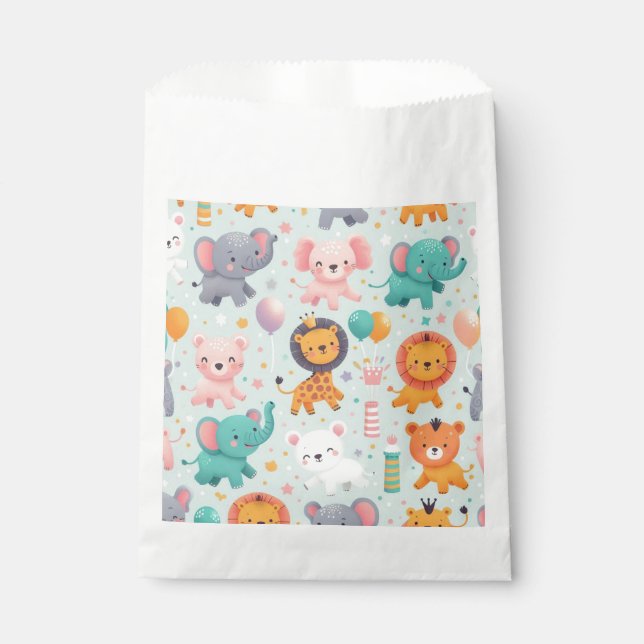 Animal Parade Favour Bags (Front)