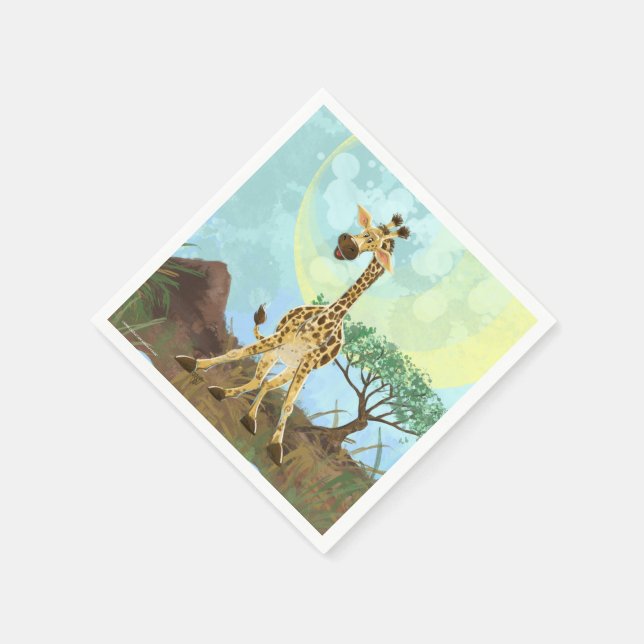 Animal Parade Giraffe Napkin (Corner)