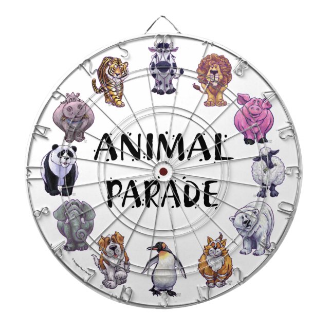 Animal Parade Groups Dartboard (Front)