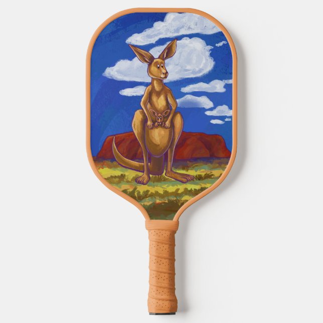 Animal Parade Kangaroo Pickleball Paddle (Front)